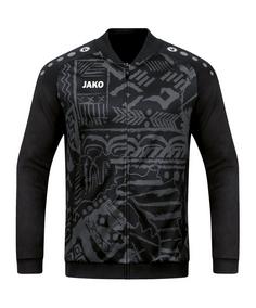 JAKO Tropicana Einlaufjacke Trainingsjacke Herren schwarzgrau