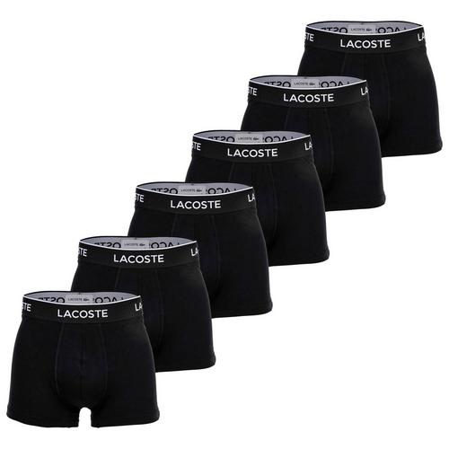 Rückansicht von Lacoste Boxershort Hipster Herren Schwarz