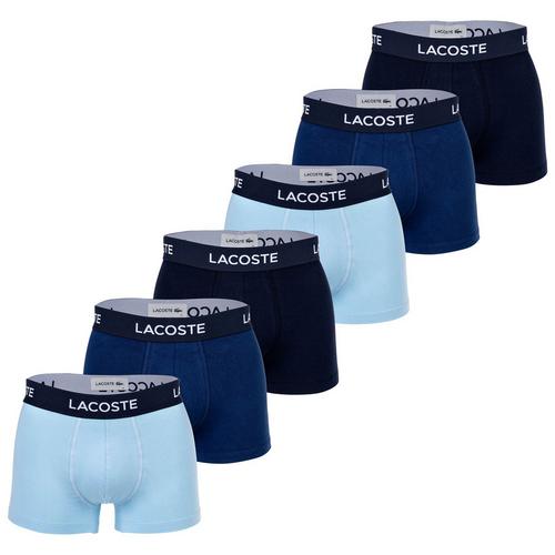 Rückansicht von Lacoste Boxershort Hipster Herren Dunkelblau/Hellblau