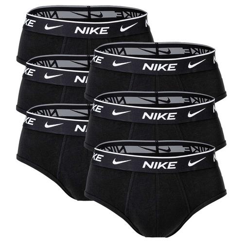 Rückansicht von Nike Slip Slip Herren Schwarz