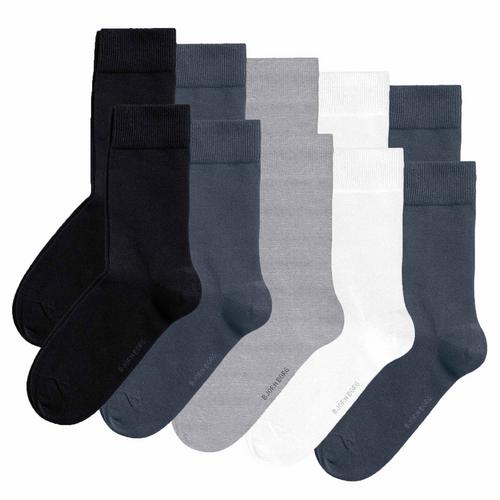 Rückansicht von Björn Borg Socken Freizeitsocken Herren Schwarz/Grau