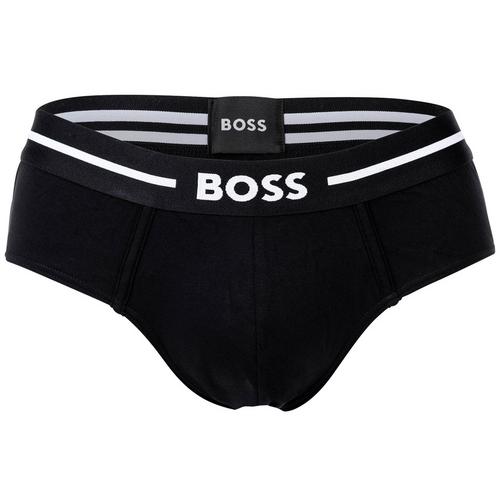 Rückansicht von Boss Slip Slip Herren Schwarz