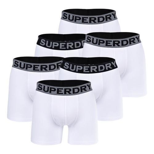 Rückansicht von Superdry Boxershort Hipster Herren Weiß