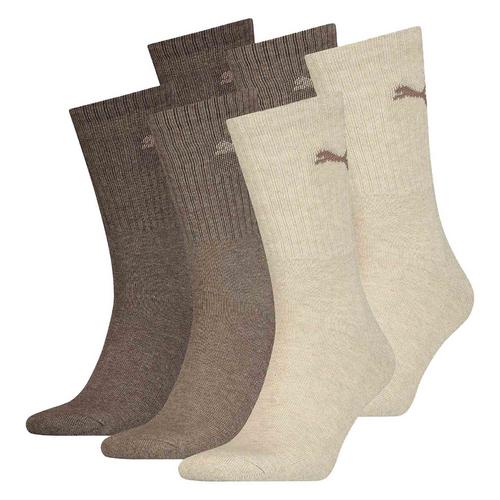 Rückansicht von PUMA Socken Freizeitsocken Braun-Mix