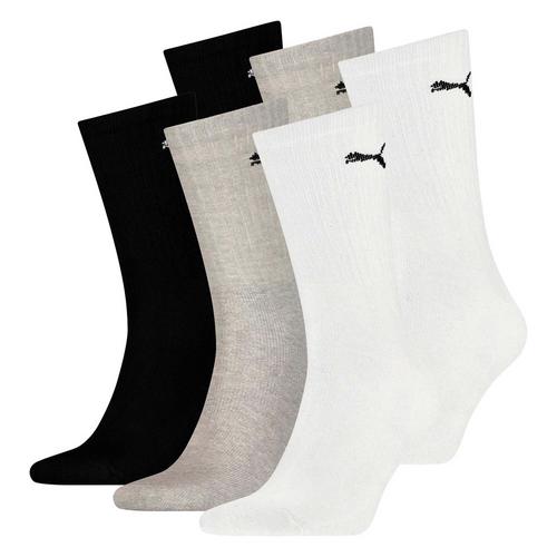 Rückansicht von PUMA Socken Freizeitsocken Schwarz/Weiß/Grau