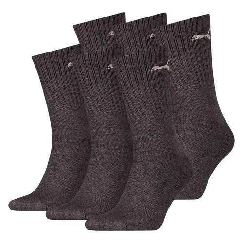 Rückansicht von PUMA Socken Freizeitsocken Grau