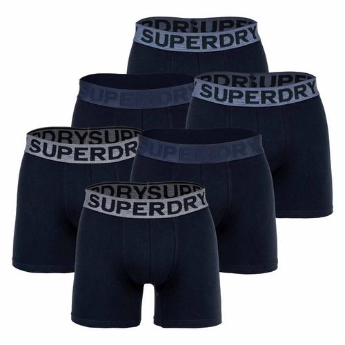 Rückansicht von Superdry Boxershort Hipster Herren Dunkelblau