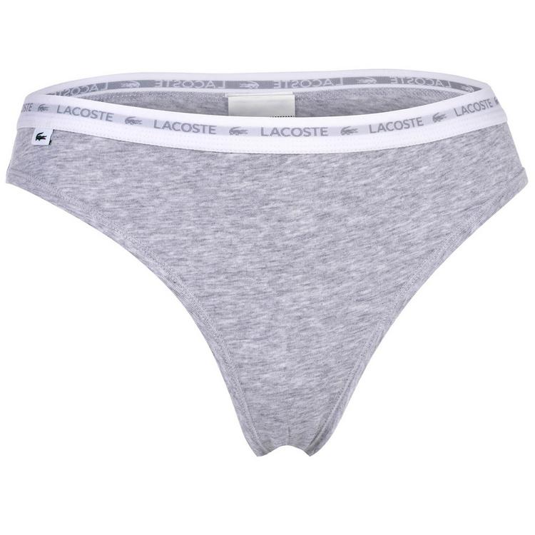 Lacoste Lacoste String Unterhose Damen - Schwarz/Schwarz/Grau/Wei&szlig; - 4 | SportScheck