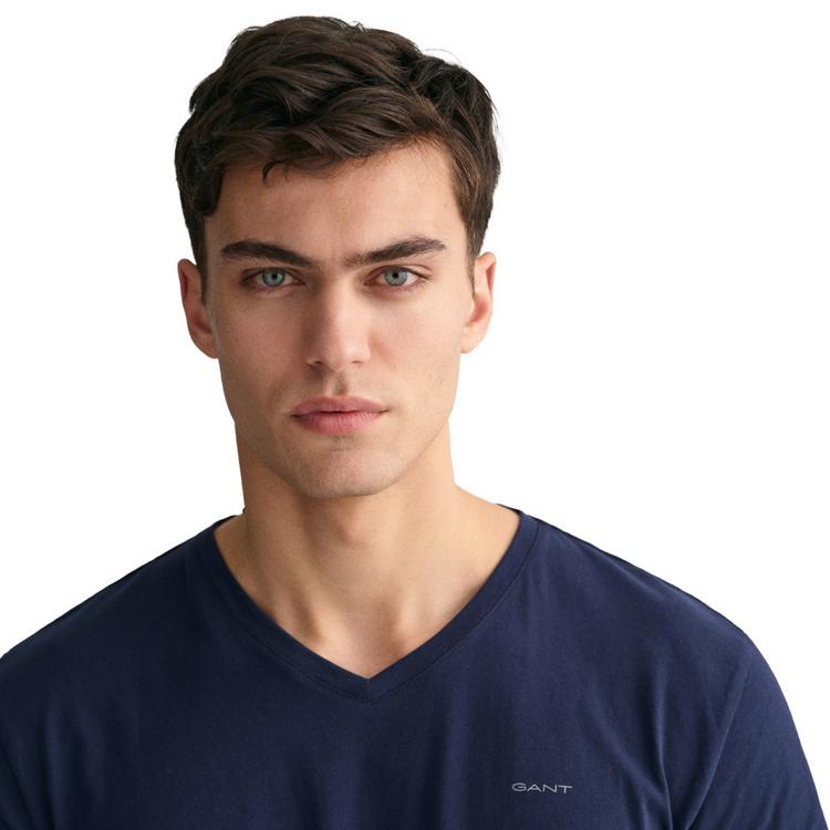 GANT GANT T-Shirt T-Shirt Herren - Marineblau/Wei&szlig; - 2 | SportScheck