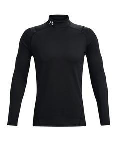 Under Armour Coldgear Mock Sweatshirt Damen Laufshirt Herren schwarz