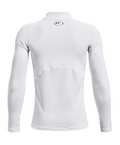 Rückansicht von Under Armour Cg Armour Mock Sweatshirt Kids Funktionsshirt Kinder weiss