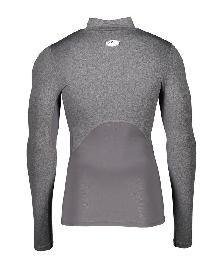 Under Armour Under Armour Baselayer ColdGear Comp Mock T-Shirt Laufshirt Herren - grau - 0 | SportScheck