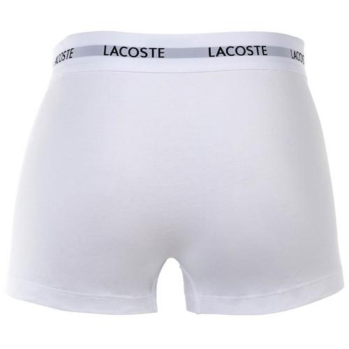 Rückansicht von Lacoste Boxershort Hipster Herren Schwarz/Weiß/Grau