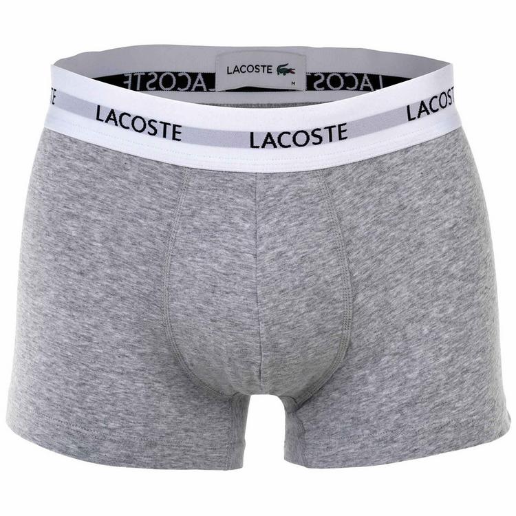 Lacoste Lacoste Boxershort Unterhose Herren - Schwarz/Wei&szlig;/Grau - 4 | SportScheck