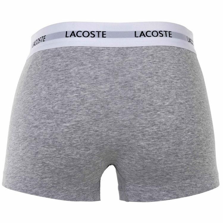 Lacoste Lacoste Boxershort Unterhose Herren - Schwarz/Wei&szlig;/Grau - 3 | SportScheck