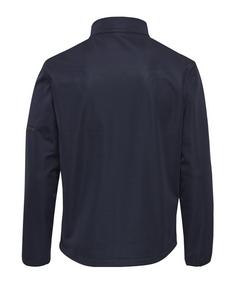 Rückansicht von hummel North Softshelljacke Trainingsjacke Herren blau