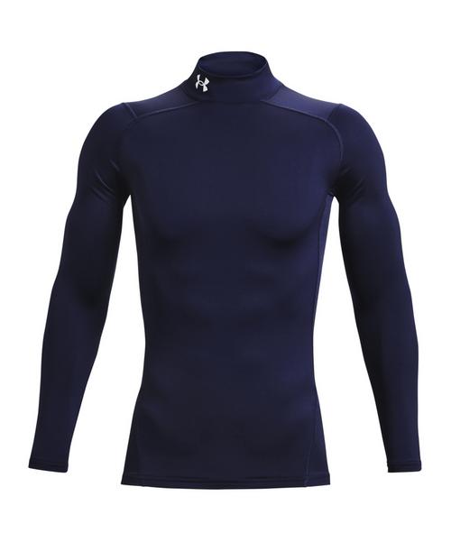 Under Armour Baselayer ColdGear Comp Mock T-Shirt Laufshirt Herren