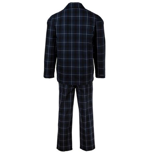 Rückansicht von Boss Pyjama Pyjama Herren Blau