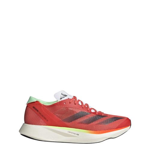 Rückansicht von adidas Adizero Takumi Sen 10 Laufschuh Laufschuhe Damen Preloved Scarlet / Aurora Met. / Bright Red