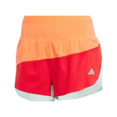 adidas New York City Running Split Shorts Laufshorts Damen App Solar Red / Better Scarlet / Semi Flash Aqua