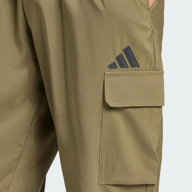adidas adidas Essentials Small Logo Cargohose Cargohose Herren - Olive Strata / Black - 1 | SportScheck