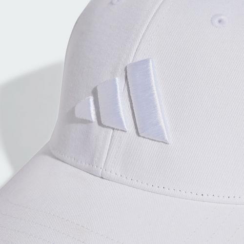 Rückansicht von adidas B-Ball Tonal Kappe Cap White