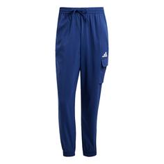 adidas Essentials Small Logo Cargohose Cargohose Herren Dark Blue / White