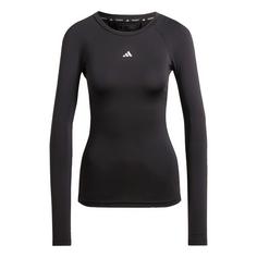 adidas TECHFIT Training Longsleeve Funktionsshirt Damen Black