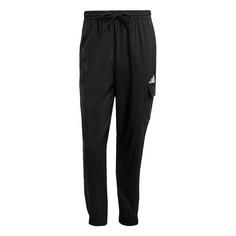 adidas Essentials Small Logo Cargohose Cargohose Herren Black / White