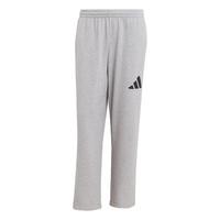 adidas Essentials Wide Leg 3 Bar Logo Hose Trainingshose Herren - Medium Grey Heather / Black