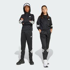 Rückansicht von adidas All Sport NxT Kids Hose Stoffhose Kinder Black / White