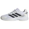 adidas Ubersonic Kids Tennisschuh Tennisschuhe Kinder - Cloud White / Core Black / Silver Metallic