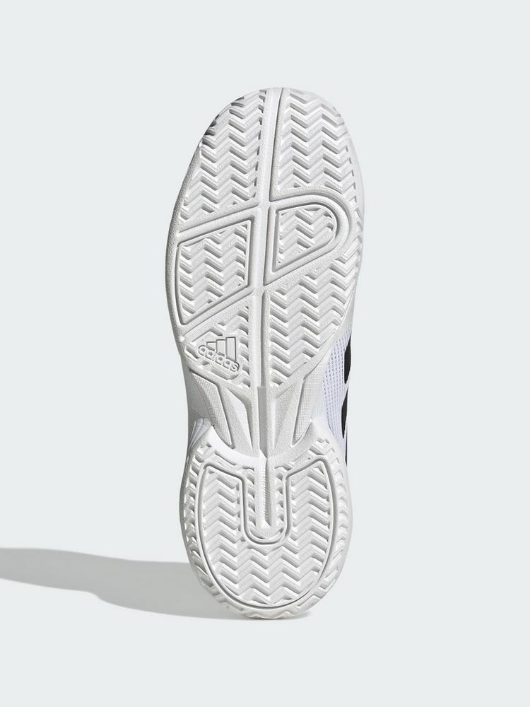 adidas adidas Ubersonic Kids Tennisschuh Tennisschuhe Kinder - Cloud White / Core Black / Silver Metallic - 2 | SportScheck