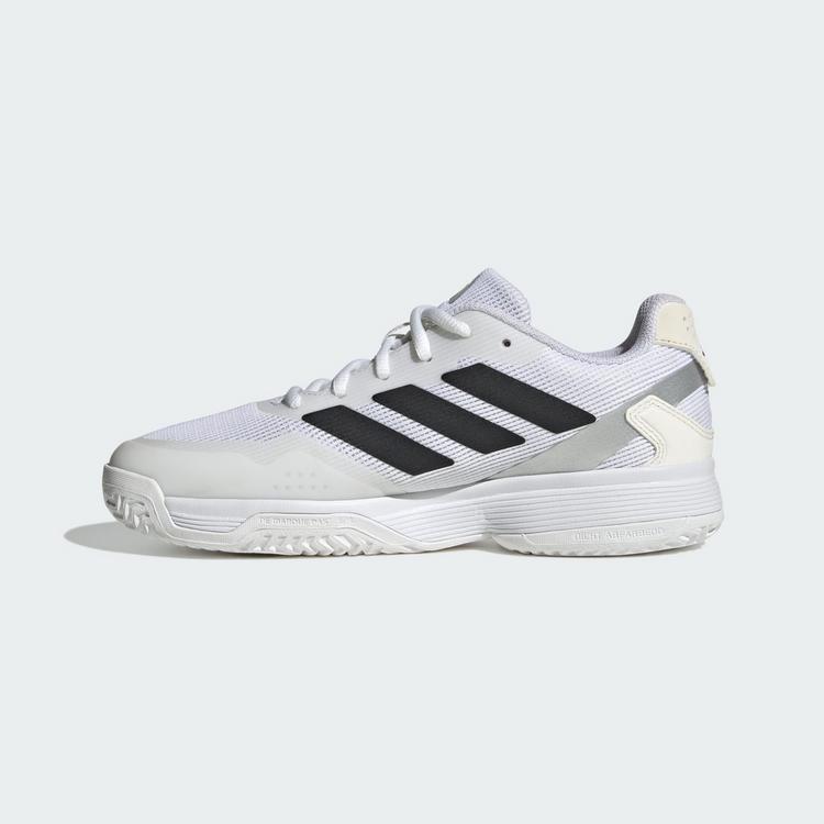 adidas adidas Ubersonic Kids Tennisschuh Tennisschuhe Kinder - Cloud White / Core Black / Silver Metallic - 5 | SportScheck