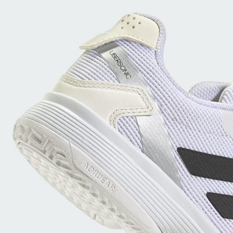 adidas adidas Ubersonic Kids Tennisschuh Tennisschuhe Kinder - Cloud White / Core Black / Silver Metallic - 6 | SportScheck