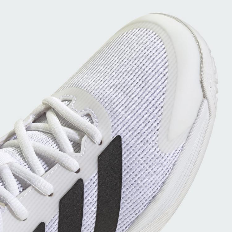adidas adidas Ubersonic Kids Tennisschuh Tennisschuhe Kinder - Cloud White / Core Black / Silver Metallic - 7 | SportScheck