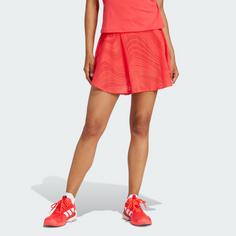 Rückansicht von adidas Tennis Pro Climacool+ Print Rock Hot Pants Damen Semi Lucid Red