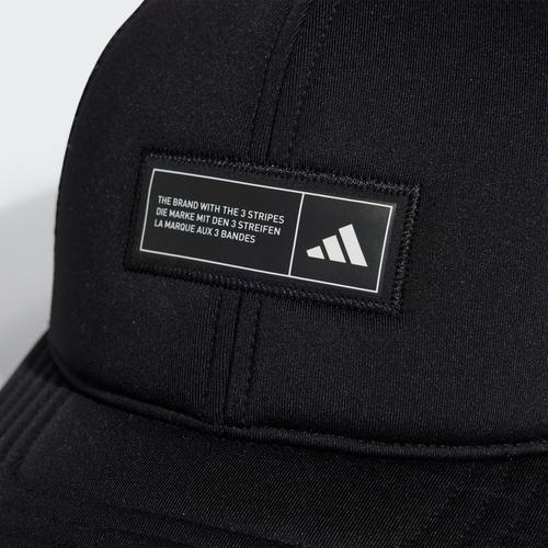 Rückansicht von adidas Snapback Trucker Kappe Cap Black