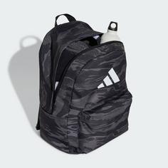 Rückansicht von adidas Rucksack Classic Graphic Rucksack Daypack Grey Five / Grey Six / White