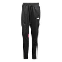 adidas Tiro 25 Essentials Trainingshose Trainingshose Damen - Black / Clear Grey / Real Magenta
