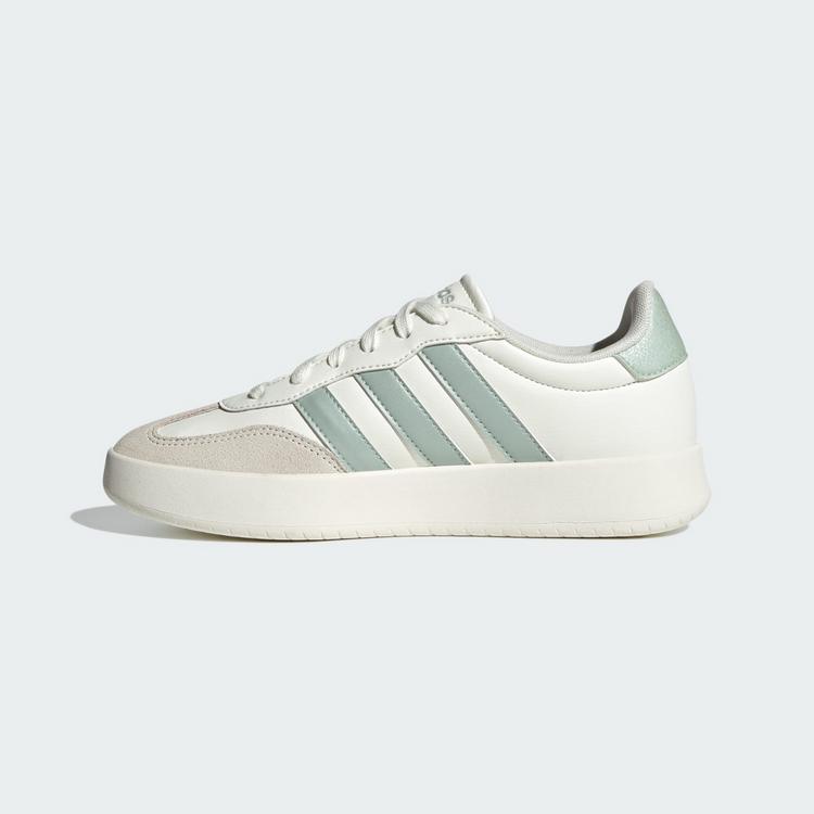 adidas adidas Barreda Schuh Sneaker Damen - Off White / Linen Green Met. / Linen Green Met. - 5 | SportScheck