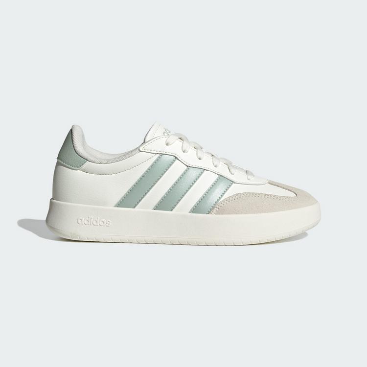 adidas adidas Barreda Schuh Sneaker Damen - Off White / Linen Green Met. / Linen Green Met. - 6 | SportScheck
