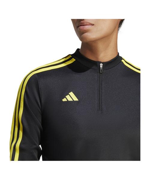 Rückansicht von adidas Tiro 23 Club Track Top Damen Trainingsjacke Damen schwarzgelb