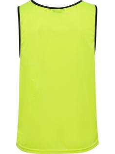 Rückansicht von hummel FUNDAMENTAL TRAINING BIB Funktionstop NEON YELLOW