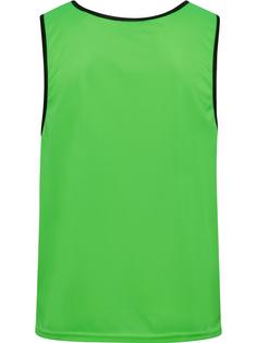 Rückansicht von hummel FUNDAMENTAL TRAINING BIB Funktionstop NEON GREEN