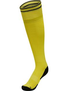 Rückansicht von hummel ELEMENT FOOTBALL SOCK Sportsocken BLAZING YELLOW