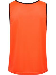 Rückansicht von hummel FUNDAMENTAL TRAINING BIB Funktionstop NEON ORANGE