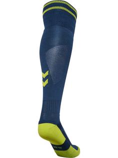 hummel ELEMENT FOOTBALL SOCK Sportsocken DARK DENIM/LIME PUNCH