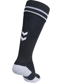 Rückansicht von hummel ELEMENT FOOTBALL SOCK Sportsocken BLACK/WHITE