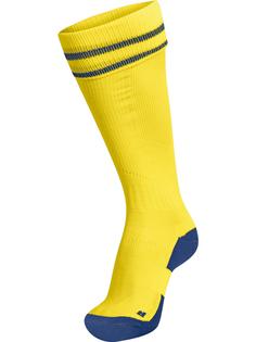 hummel ELEMENT FOOTBALL SOCK Sportsocken SPORTS YELLOW/TRUE BLUE